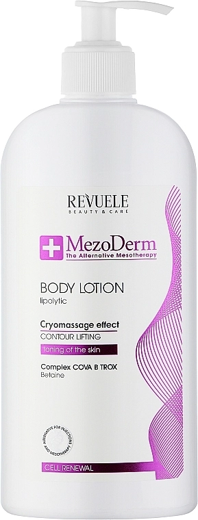 Revuele Ліполітичний лосьйон для тіла з ефектом кріомасажу Mezoderm Body Lotion Lipolytic - фото N1