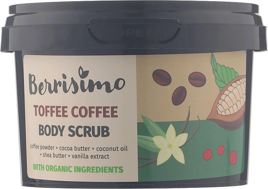 Beauty Jar Скраб для тела Berrisimo Toffee Coffee Body Scrub - фото N1