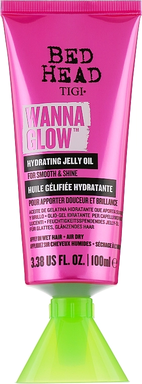 TIGI Увлажняющее желеобразное масло для сияющих гладких волос Bed Head Wanna Glow Hydrating Jelly Oil - фото N1