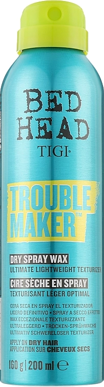 TIGI Текстурирующий спрей-воск для волос Bed Head Trouble Maker Dry Spray Wax - фото N1