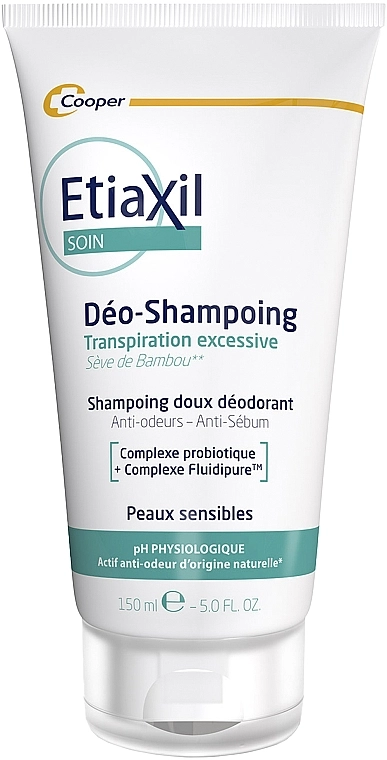 Etiaxil Шампунь-дезодорант с пробиотиком, туба Care Deo-Shampoo Gentle Shampoo Deodorant Tube - фото N1