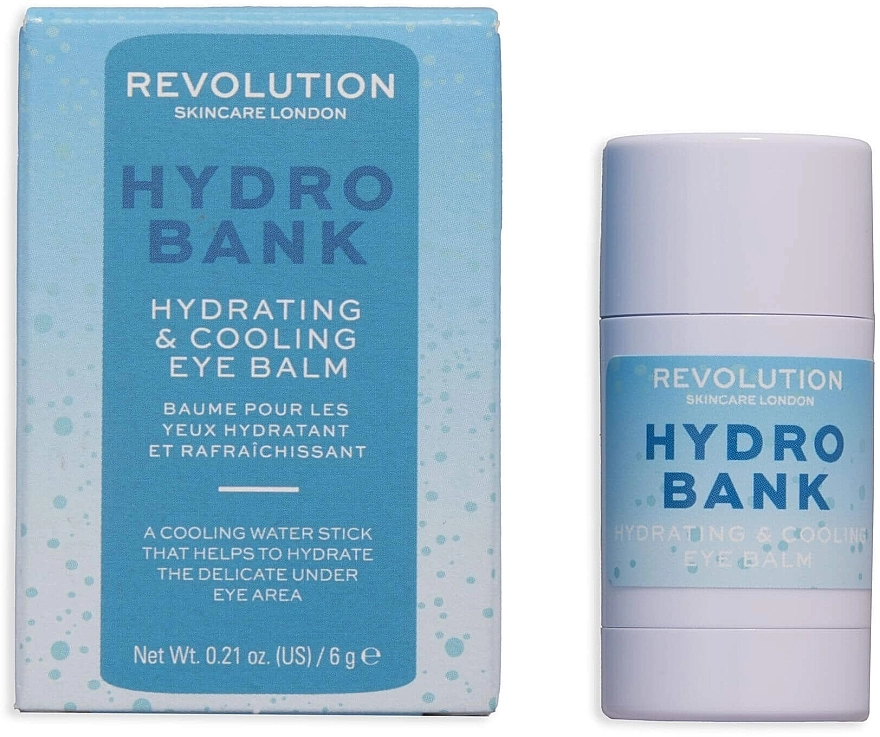 Revolution Skincare Увлажняющий и охлаждающий бальзам для глаз Hydro Bank Hydrating & Cooling Eye Balm - фото N1