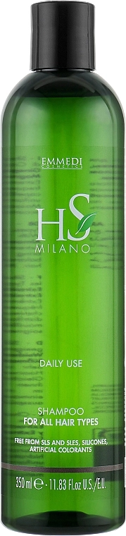 HS Milano Шампунь для частого застосування для всіх типів волосся Daily Use Shampoo For All Hair Types - фото N1