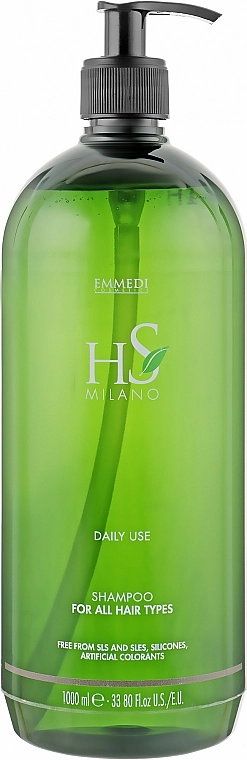 HS Milano Шампунь для частого применения для всех типов волос Daily Use Shampoo For All Hair Types - фото N3