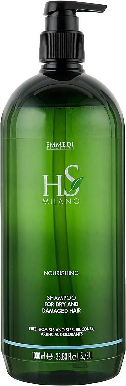 HS Milano Питательный шампунь для сухих и поврежденных волос Nourishing Shampoo For Dry And Damaged Hair - фото N3