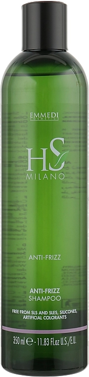 HS Milano Распутывающий шампунь для пушистых волос Anti-Frizz Shampoo - фото N1