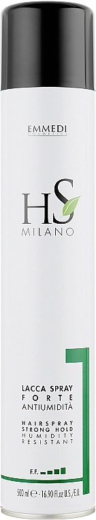 HS Milano Лак для волос сильной фиксации Hairspray Strong Hold - фото N3