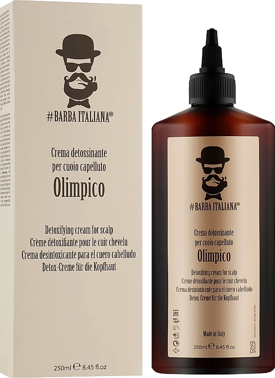 Barba Italiana Детоксифікувальний крем для шкіри голови Olimpico Detoxifying Cream For Scalp - фото N2