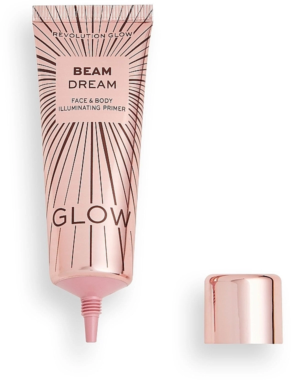 Makeup Revolution Glow Beam Dream Illuminating Primer Праймер для лица и тела - фото N1