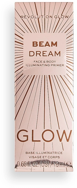 Makeup Revolution Glow Beam Dream Illuminating Primer Праймер для лица и тела - фото N3