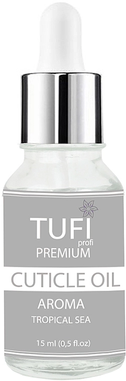 Tufi profi Масло для кутикулы "Тропическое море" Premium Aroma - фото N1