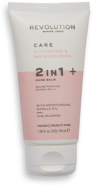 Revolution Skincare Бальзам для рук 2 in 1 Sanitizing Gel and Hydrating Hand Balm - фото N1