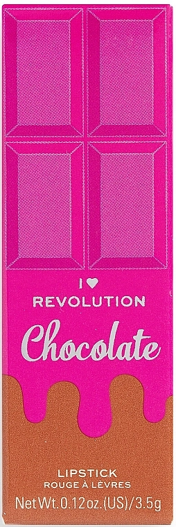 I Heart Revolution Chocolate Lipstick Помада для губ - фото N3