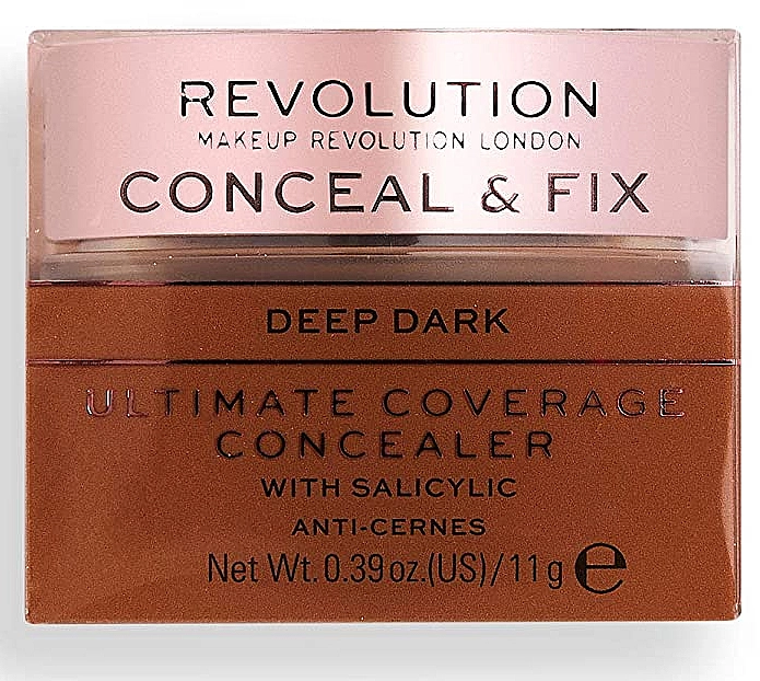 Makeup Revolution Conceal & Fix Ultimate Coverage Concealer Консилер - фото N1