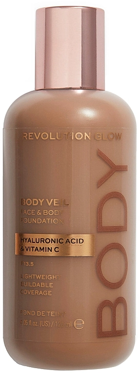 Makeup Revolution Body Veil Face & Body Foundation Тональный крем для лица и тела - фото N1