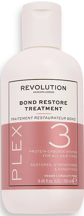 Revolution Haircare Средство для восстановления волос Makeup Revolution Plex 3 Bond Restore Treatment - фото N2
