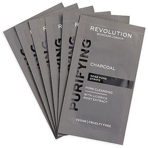 Revolution Skincare Очищающие полоски для лица Pore Cleansing Strips Charcoal - фото N1