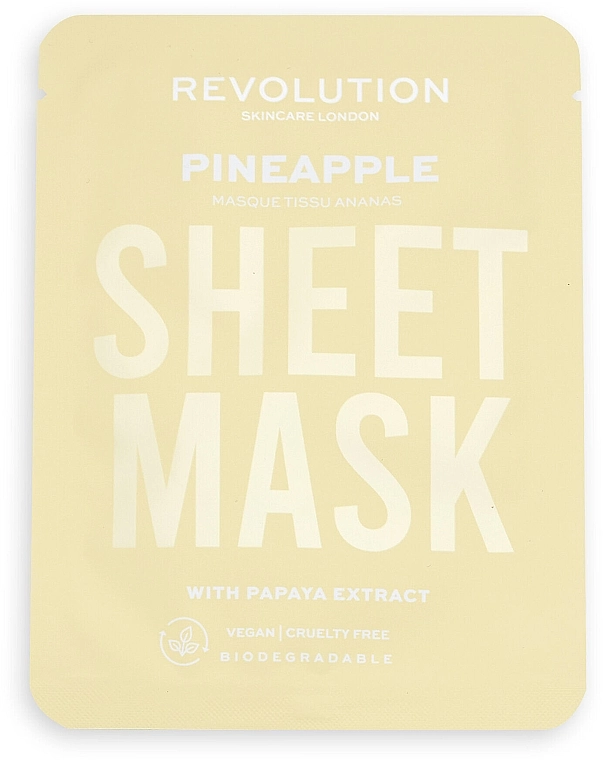 Revolution Skincare Набір масок для сухої шкіри Dry Skin Biodegradable Sheet Mask (f/mask/3pcs) - фото N3