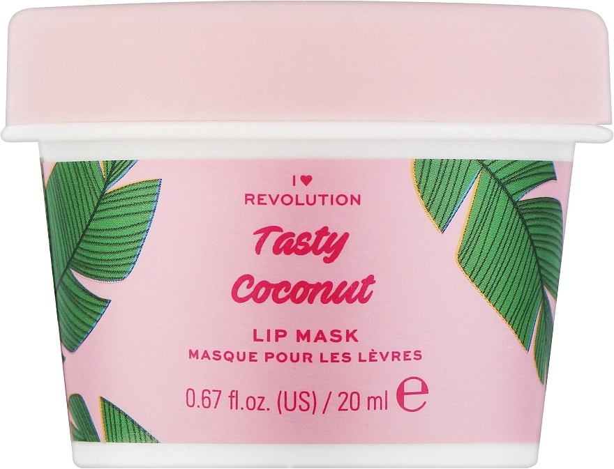I Heart Revolution Маска для губ Tasty Coconut Lip Mask - фото N1