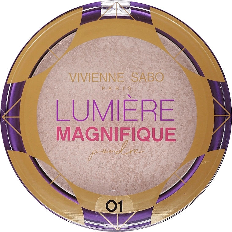 Vivienne Sabo Lumiere Magnifique Poudre Компактна сяйна пудра для обличчя - фото N1