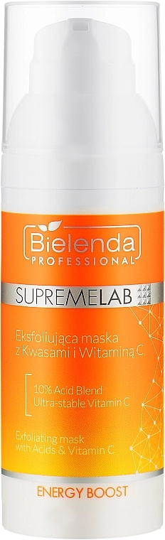 Bielenda Professional Отшелушивающая маска с кислотами и витамином C SupremeLab Energy Boost Serum Exfoliating Mask - фото N1