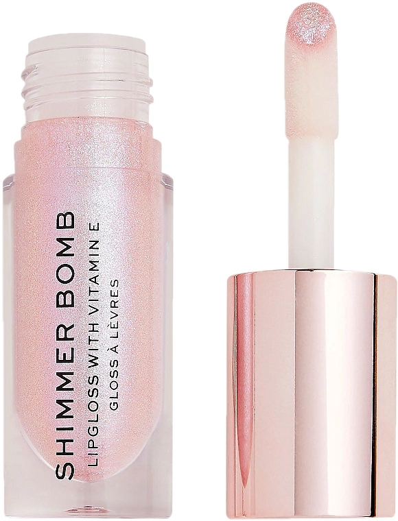 Makeup Revolution Shimmer Bomb Lip Gloss Блиск для губ - фото N2