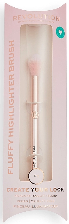 Makeup Revolution Кисть для макияжа Fluffy Highlighter Create Brush R5 - фото N2