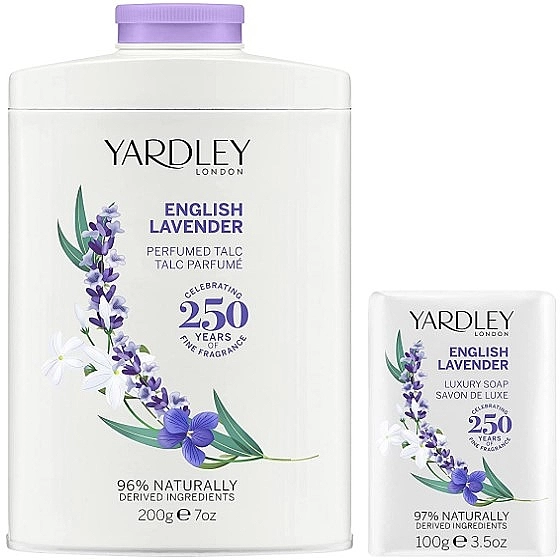 Yardley English Lavender Набір (talc/200g + soap/100g) - фото N2