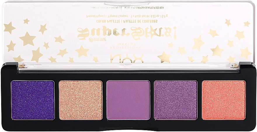 NYX Professional Makeup Gimme Superstars! Палетка теней для век и пигментов для лица - фото N3