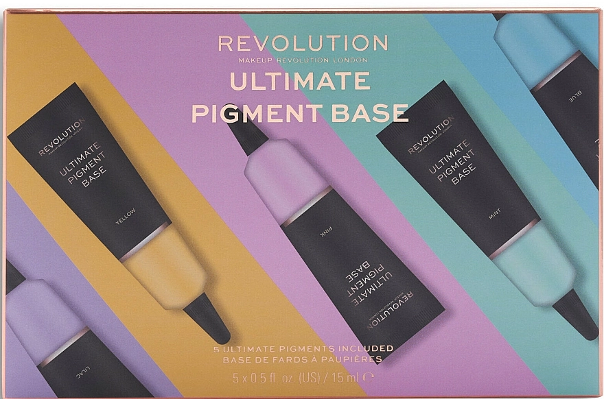 Makeup Revolution Ultimate Pigment Base Set (base/5x15ml) Набір - фото N1