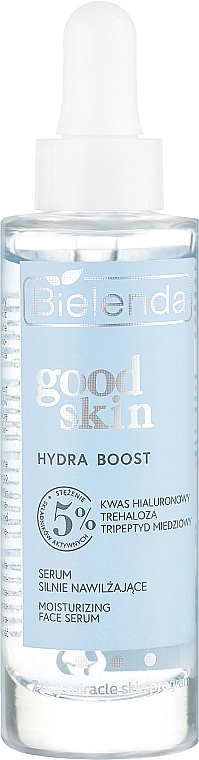 Увлажняющая сыворотка для лица с гиалуроновой кислотой - Bielenda Good Skin Hydra Boost Moisturizing Face Serum, 30 мл - фото N1