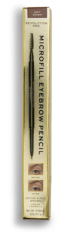 Revolution Pro Microfill Brow Pencil Ультратонкий карандаш для бровей - фото N3