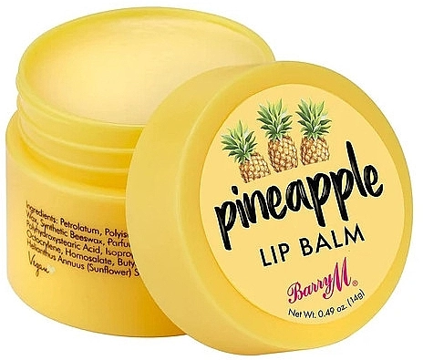 Barry M Бальзам для губ "Ананас" Pineapple Lip Balm - фото N1