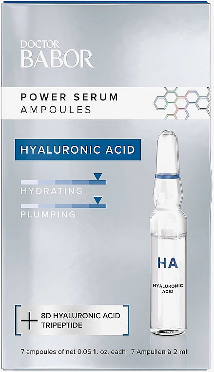 Babor Ампулы с гиалуроновой кислотой Doctor Power Serum Ampoules Hyaluronic Acid - фото N1