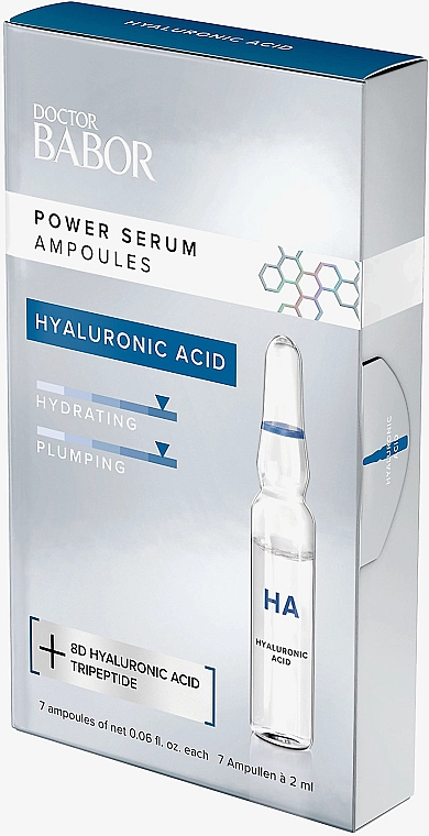 Babor Ампулы с гиалуроновой кислотой Doctor Power Serum Ampoules Hyaluronic Acid - фото N2