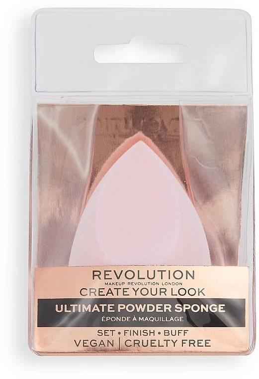 Makeup Revolution Б'юті-блендер, рожевий Create Your Look Ultimate Powder Sponge - фото N1