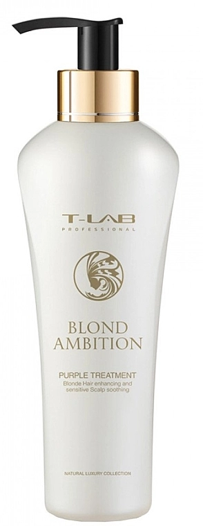 T-LAB Professional Кондиціонер для корекції кольору й живлення волосся Blond Ambition Purple Treatment - фото N1