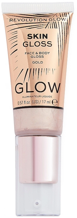 Makeup Revolution Glow Face & Body Gloss Illuminator Хайлайтер для обличчя й тіла - фото N1