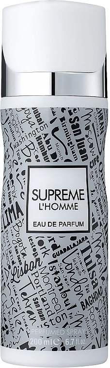 Fragrance World Supreme L'Homme Дезодорант-спрей - фото N1