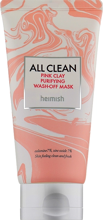 Heimish Очищающая глиняная маска All Clean Pink Clay Purifying Wash Off Mask - фото N1