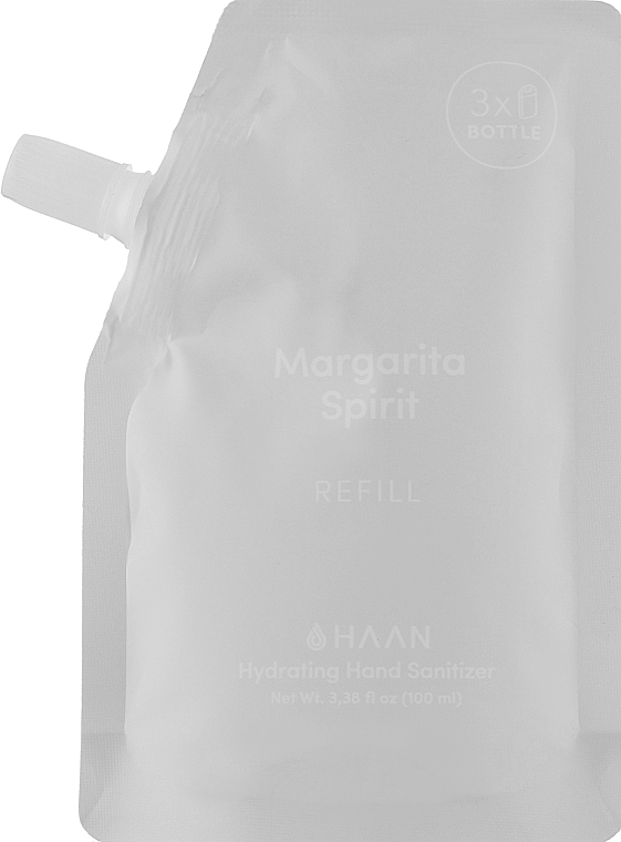 HAAN Антисептик для рук "Крепкая Маргарита" Hydrating Hand Sanitizer Margarita Spirit (сменный блок) - фото N1