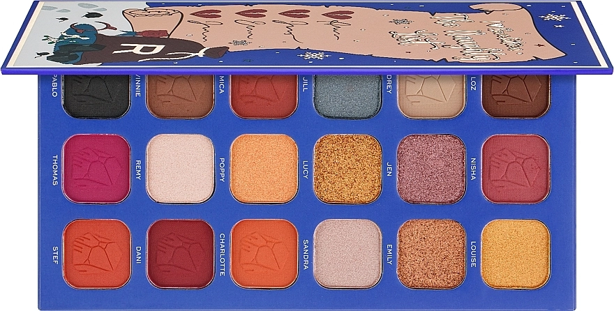 I Heart Revolution Naughty List Eyeshadow Palette Палетка теней - фото N1