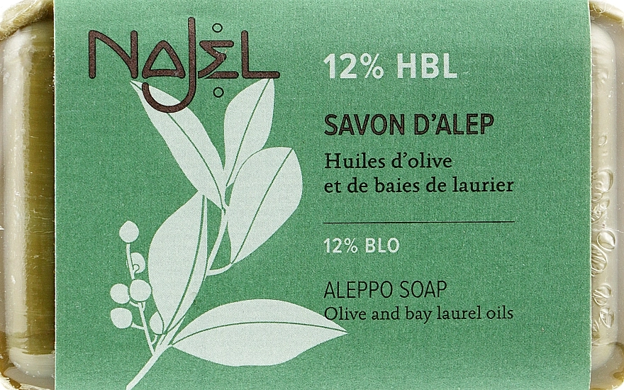 Najel Мыло алеппское 12% масла лавра Savon d’Alep Aleppo Soap By Laurel Oils 12% - фото N1