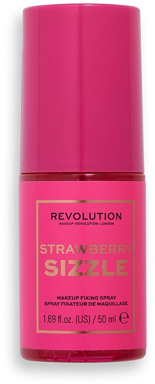 Makeup Revolution Neon Heat Strawberry Sizzle Fixing Misting Spray Фіксувальний спрей - фото N1
