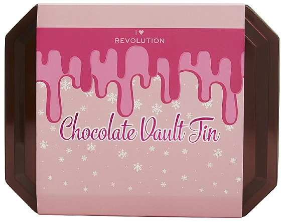 I Heart Revolution Chocolate Vault Tin Gift Set Набір для макіяжу, 13 продуктів - фото N2