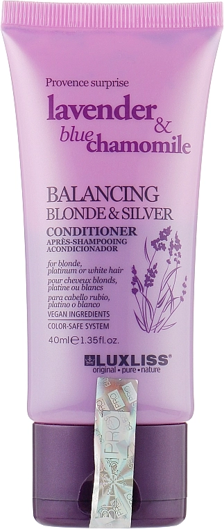 Luxliss Кондиціонер для блонду Balancing Blonde & Silver Conditioner - фото N1