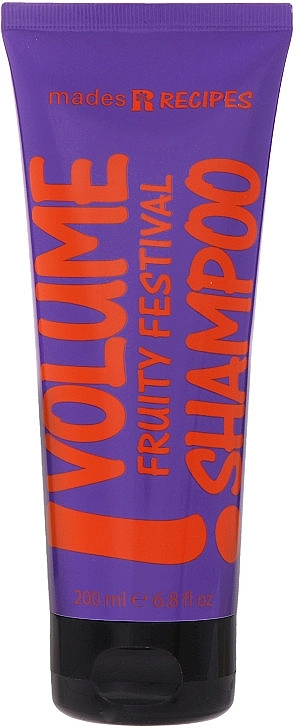 Mades Cosmetics Шампунь "Фруктовий фестиваль" Recipes Fruity Festival Volume Shampoo - фото N1