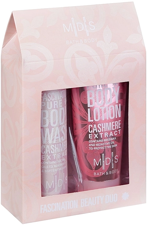 Mades Cosmetics Набір "Зачарування чистотою" M|D|S Baty & Body Fascination(b/wash/200ml + b/milk/150ml) - фото N1