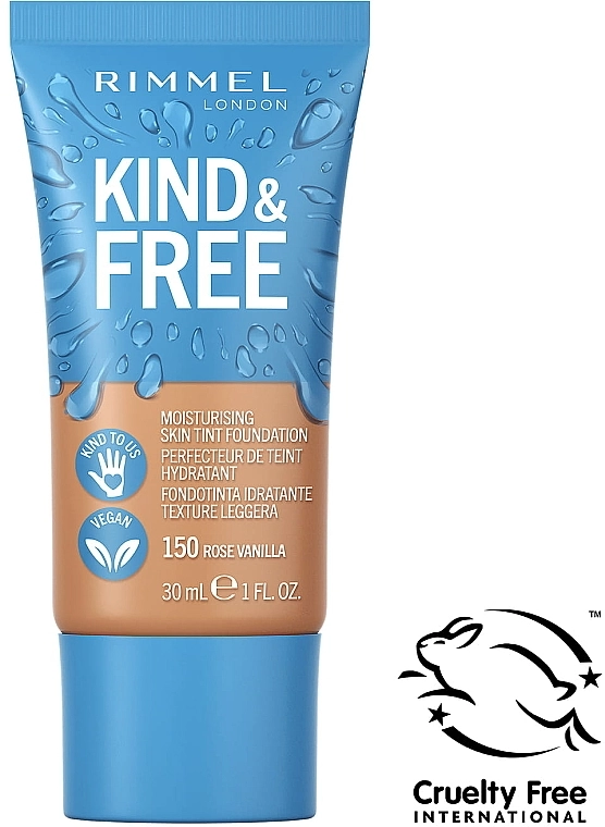 Rimmel Kind and Free Skin Tint Moisturising Foundation Тональная основа - фото N2