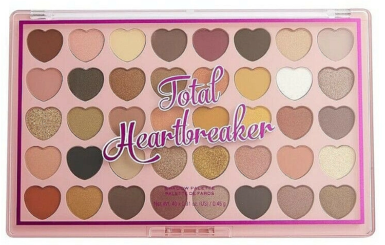 I Heart Revolution Total Heartbreaker Eyeshadow Palette Палетка тіней для повік - фото N1